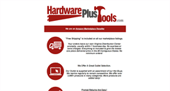 Desktop Screenshot of hardwareplustools.com