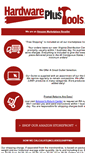 Mobile Screenshot of hardwareplustools.com